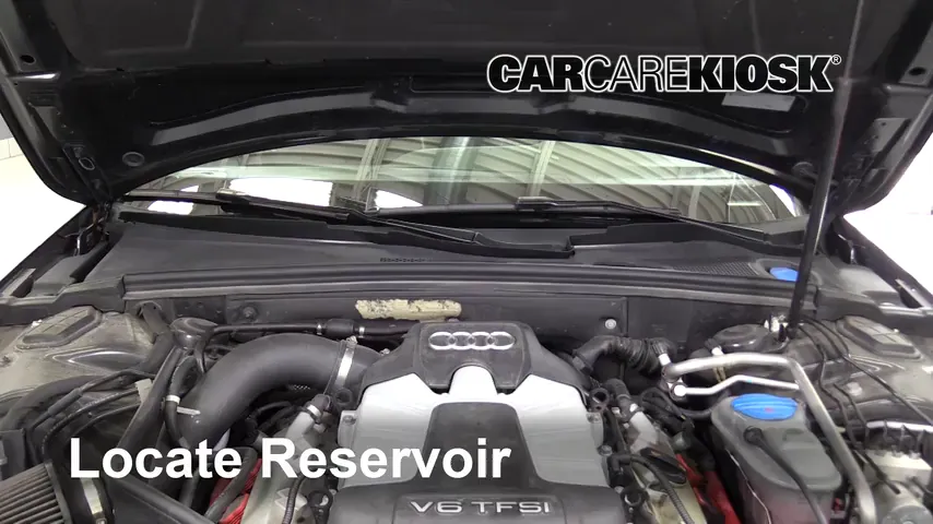 2011 Audi S4 3.0L V6 Supercharged Windshield Washer Fluid